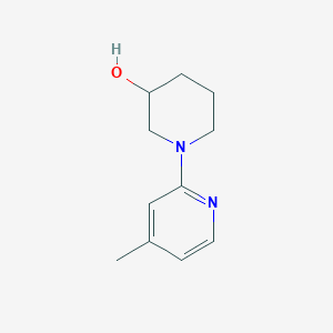 molecular formula C11H16N2O B1500590 1-(4-Methylpyridin-2-yl)piperidin-3-ol CAS No. 939986-81-9