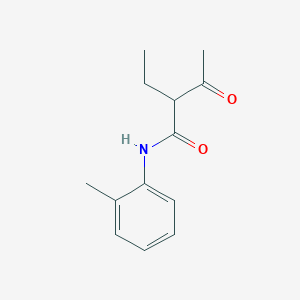 2-ethyl-N-(2-methylphenyl)-3-oxobutanamide