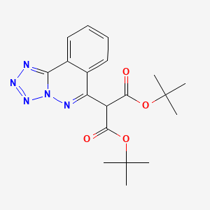 Di-tert-butyl tetrazolo[5,1-a]phthalazin-6-ylpropanedioate