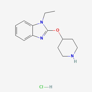 1-Ethyl-2-(piperidin-4-yloxy)-1H-benzoimidazole hydrochloride