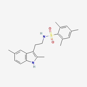 N-[2-(2,5-dimethyl-1H-indol-3-yl)ethyl]-2,4,6-trimethylbenzenesulfonamide