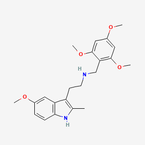 2-(5-methoxy-2-methyl-1H-indol-3-yl)-N-(2,4,6-trimethoxybenzyl)ethanamine