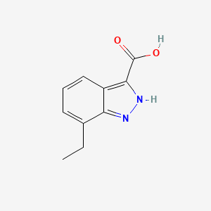 molecular formula C10H10N2O2 B1500604 7-ethyl-1H-indazole-3-carboxylic acid CAS No. 1131604-75-5