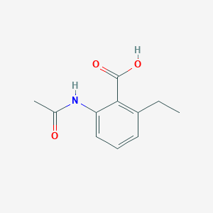 molecular formula C11H13NO3 B1500605 2-Acetamido-6-ethylbenzoic acid CAS No. 66232-47-1