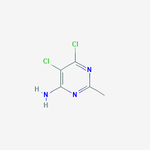 molecular formula C5H5Cl2N3 B1500607 5,6-Dichloro-2-methylpyrimidin-4-amine CAS No. 28969-57-5