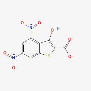 Methyl 3-hydroxy-4,6-dinitro-1-benzothiophene-2-carboxylate