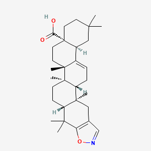 Oleana-2,12-dieno[2,3-d]isoxazol-28-oic acid