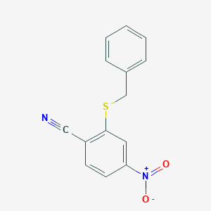 2-(Benzylsulfanyl)-4-nitrobenzonitrile