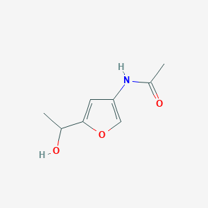 N-(5-(1-Hydroxyethyl)furan-3-yl)acetamide