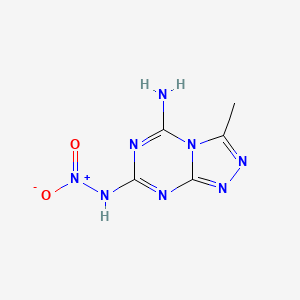 3-Methyl-5-amino-7-nitroamino-S-triazolo[4,3-a]-S-triazine