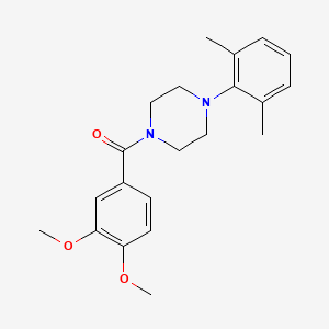 (3,4-Dimethoxyphenyl)[4-(2,6-dimethylphenyl)piperazin-1-yl]methanone