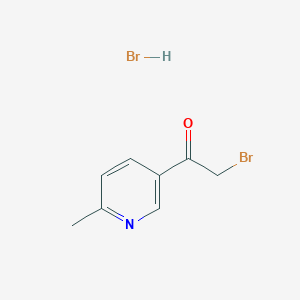 2-Bromo-1-(6-methylpyridin-3-yl)ethanone hydrobromide