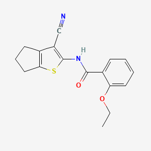 N-(3-cyano-5,6-dihydro-4H-cyclopenta[b]thiophen-2-yl)-2-ethoxybenzamide