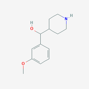 molecular formula C13H19NO2 B1500628 (3-Methoxy-phenyl)-piperidin-4-yl-methanol CAS No. 1082502-18-8