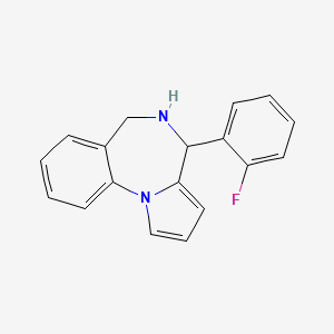 4-(2-fluorophenyl)-5,6-dihydro-4H-pyrrolo[1,2-a][1,4]benzodiazepine