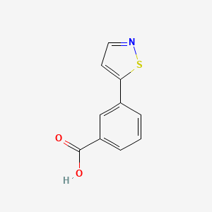 molecular formula C10H7NO2S B1500634 3-Isothiazol-5-ylbenzoic acid CAS No. 904085-98-9