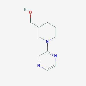 molecular formula C10H15N3O B1500641 (1-Pyrazin-2-yl-piperidin-3-yl)-methanol CAS No. 939986-03-5