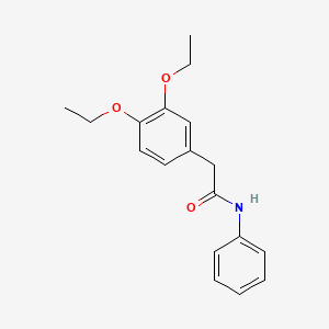 molecular formula C18H21NO3 B15006411 2-(3,4-diethoxyphenyl)-N-phenylacetamide CAS No. 5808-72-0