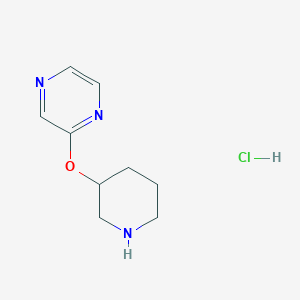 2-(Piperidin-3-yloxy)-pyrazine hydrochloride