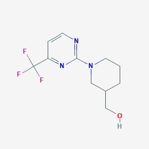 [1-(4-Trifluoromethyl-pyrimidin-2-yl)-piperidin-3-yl]-methanol