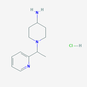 1-(1-(Pyridin-2-yl)ethyl)piperidin-4-amine hydrochloride