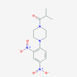 1-[4-(2,4-Dinitrophenyl)piperazin-1-yl]-2-methylpropan-1-one