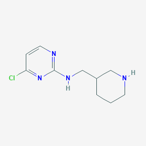 molecular formula C10H15ClN4 B1500655 4-Chloro-N-(piperidin-3-ylmethyl)pyrimidin-2-amine 