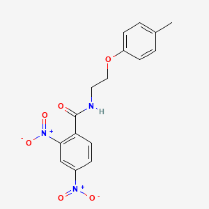 N-[2-(4-methylphenoxy)ethyl]-2,4-dinitrobenzamide