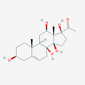 molecular formula C21H32O6 B150066 Deacylmetaplexigenin CAS No. 3513-04-0
