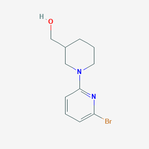 molecular formula C11H15BrN2O B1500664 [1-(6-Bromopyridin-2-yl)piperidin-3-yl]methanol CAS No. 959239-04-4