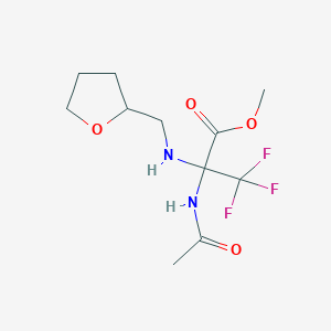 Propionic acid, 2-acetylamino-3,3,3-trifluoro-2-[(tetrahydrofuran-2-ylmethyl)amino]-, methyl ester