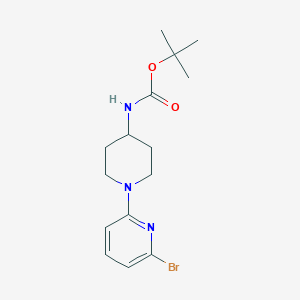 molecular formula C15H22BrN3O2 B1500667 tert-Butyl (1-(6-bromopyridin-2-yl)piperidin-4-yl)carbamate CAS No. 848500-12-9