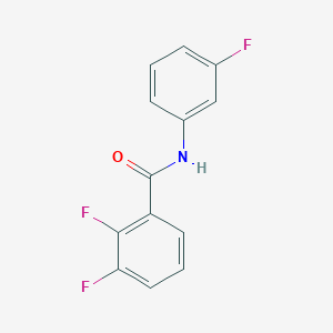 molecular formula C13H8F3NO B15006677 2,3-difluoro-N-(3-fluorophenyl)benzamide 