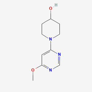 molecular formula C10H15N3O2 B1500672 1-(6-甲氧基嘧啶-4-基)哌啶-4-醇 CAS No. 1065484-27-6