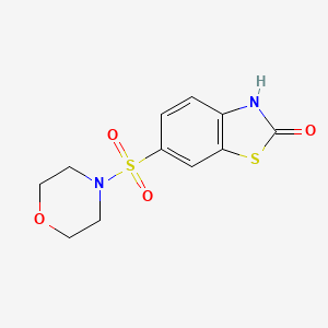 molecular formula C11H12N2O4S2 B15006728 6-(morpholin-4-ylsulfonyl)-1,3-benzothiazol-2(3H)-one 