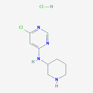 (6-Chloro-pyrimidin-4-yl)-piperidin-3-yl-amine hydrochloride