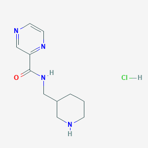 N-(Piperidin-3-ylmethyl)pyrazine-2-carboxamide hydrochloride