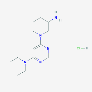 [6-(3-Amino-piperidin-1-yl)-pyrimidin-4-yl]-diethyl-amine hydrochloride