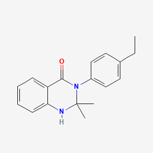 3-(4-Ethyl-phenyl)-2,2-dimethyl-2,3-dihydro-1H-quinazolin-4-one