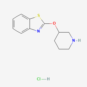 2-(Piperidin-3-yloxy)-benzothiazole hydrochloride