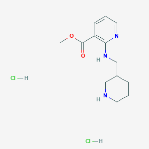 Methyl 2-((piperidin-3-ylmethyl)amino)nicotinate dihydrochloride