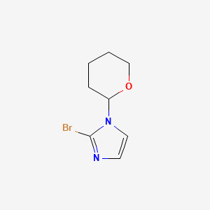 molecular formula C8H11BrN2O B1500711 2-Bromo-1-(tetrahydro-2H-pyran-2-YL)-1H-imidazole CAS No. 1065483-60-4