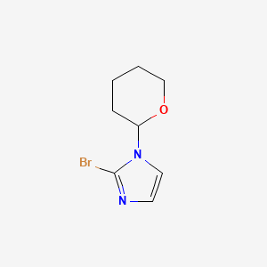 molecular formula C8H11BrN2O B1500711 2-溴-1-(四氢-2H-吡喃-2-基)-1H-咪唑 CAS No. 1065483-60-4