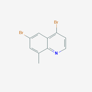 molecular formula C10H7Br2N B1500714 4,6-Dibromo-8-methylquinoline CAS No. 1189106-45-3