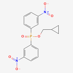 Cyclopropylmethyl bis(3-nitrophenyl)phosphinate