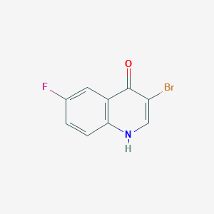 molecular formula C9H5BrFNO B1500723 3-Bromo-6-fluoro-4-hydroxyquinoline CAS No. 1065087-77-5