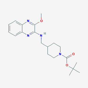 molecular formula C20H28N4O3 B1500730 4-[(3-Methoxy-quinoxalin-2-ylamino)-methyl]-piperidine-1-carboxylic acid tert-butyl ester CAS No. 1065485-11-1