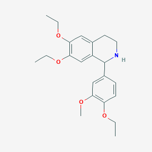 6,7-Diethoxy-1-(4-ethoxy-3-methoxyphenyl)-1,2,3,4-tetrahydroisoquinoline