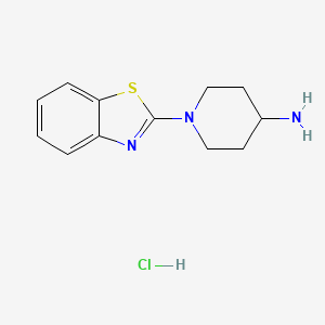 1-Benzothiazol-2-yl-piperidin-4-ylamine hydrochloride