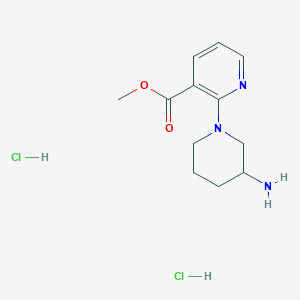 Methyl 2-(3-aminopiperidin-1-yl)nicotinate dihydrochloride